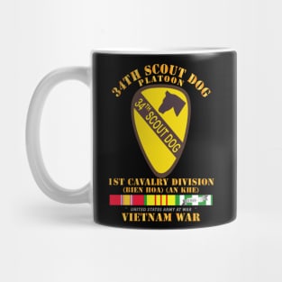 34th Scout Dog Platoon w VN SVC Mug